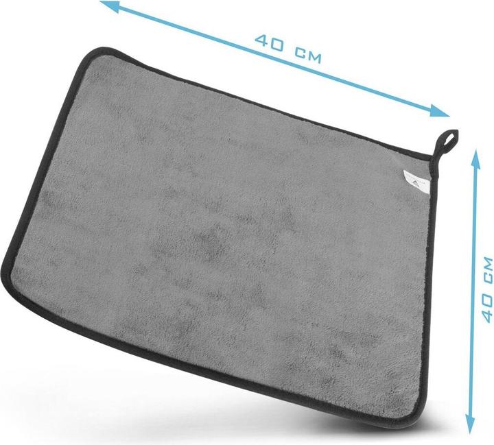 Actual product image Stahlwerk Microfibre towel set of 10 double-sided 40 x 40 cm 600 gsm