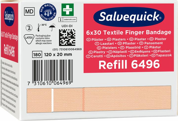 Produktbild Salvequick Fingerverband elastisch Refill 6496 (First Aid Kit)