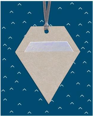 Image du produit Stewo Étiquette cadeau Yen 581600598 10.5x13cm bleu foncé, 3 pièces (Décoration pour cadeau, 1 x)