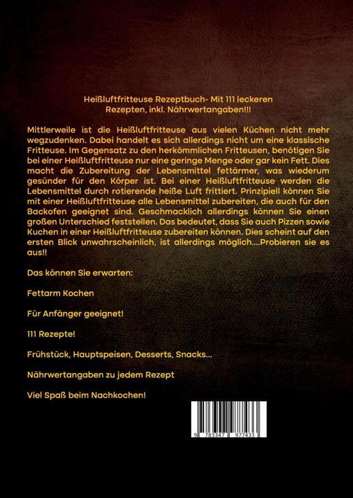 Produktbild König:Heissluftfritteuse Rezeptbuch