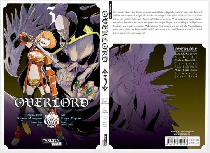 Produktbild Overlord 3 (Deutsch, Kugane Maruyama, 2017)