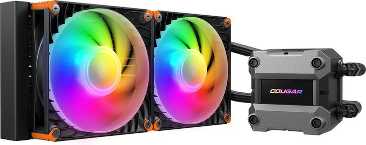 Immagine prodotto Cougar CPU Wasserkühlung Poseidon Ultra 240, ARGB, Schwarz