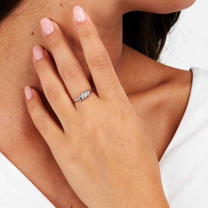 Image du produit Morellato Bague en acier avec cristaux Torchon SAWZ14 - Circuit : 58 mm (58)