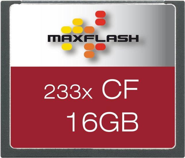 Memorysolution MAXFLASH Flash memory card (16 GB, CF)