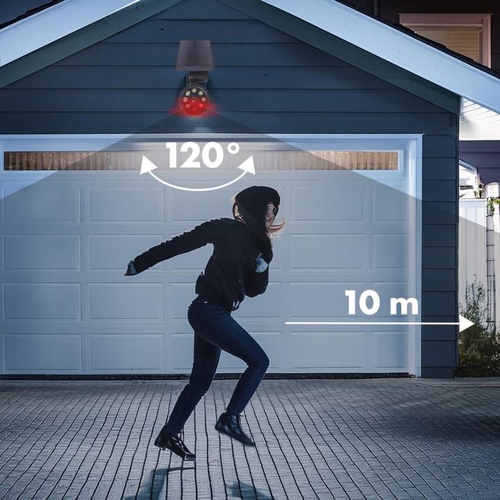Produktbild Maclean Kamera-Attrappe mit blinkendem LED-Licht SOL1801S Solarbetrieben Bewegungsmelder