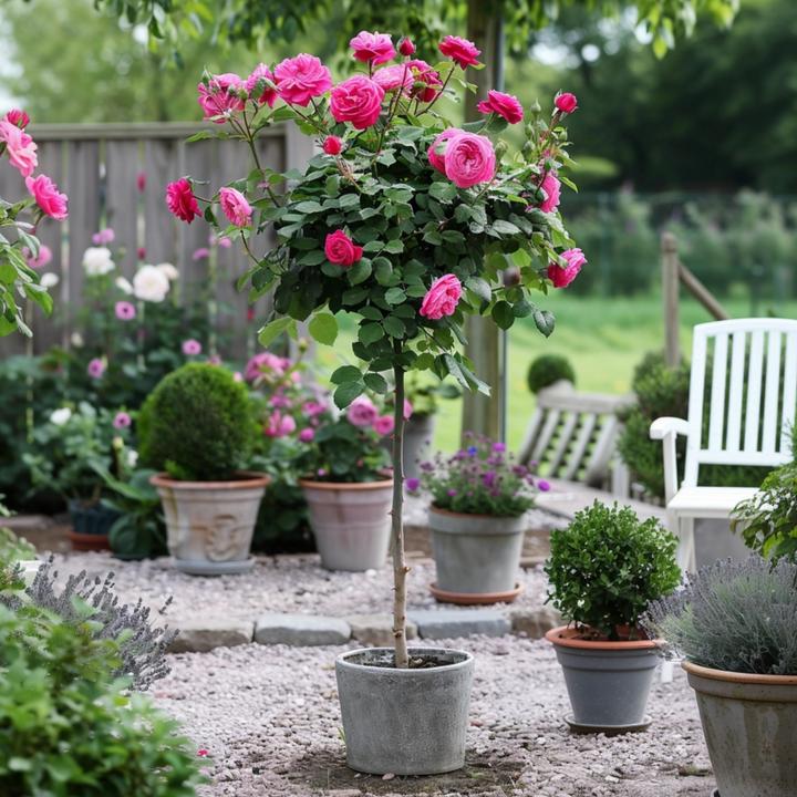 Produktbild Plant in a Box Rosa Palace 'Topkapi' - 2er-Set Stängelrosen (80 cm)