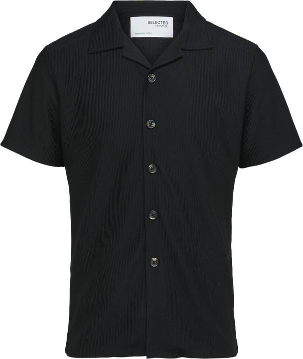 Selected Homme Geripptes Kurzarmhemd