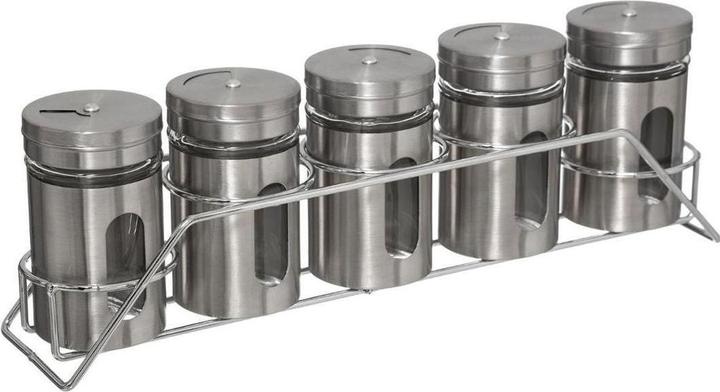 Actual product image 5Five Stainless steel spice rack - 5 tins