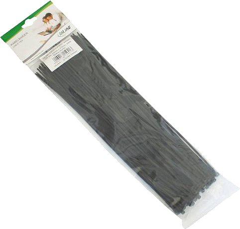 Immagine prodotto InLine Fascetta nera (confezione da 100) (Fascette in plastica, 370 mm, 100 pz.)