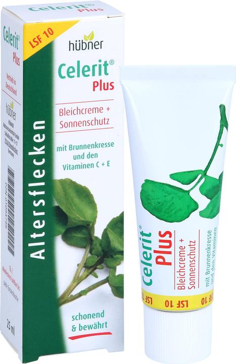 Produktbild Hübner Celerit plus LSF 10 Bleichcreme bei Altersflecken, 25 ml Creme (Körpercreme, 25 ml)