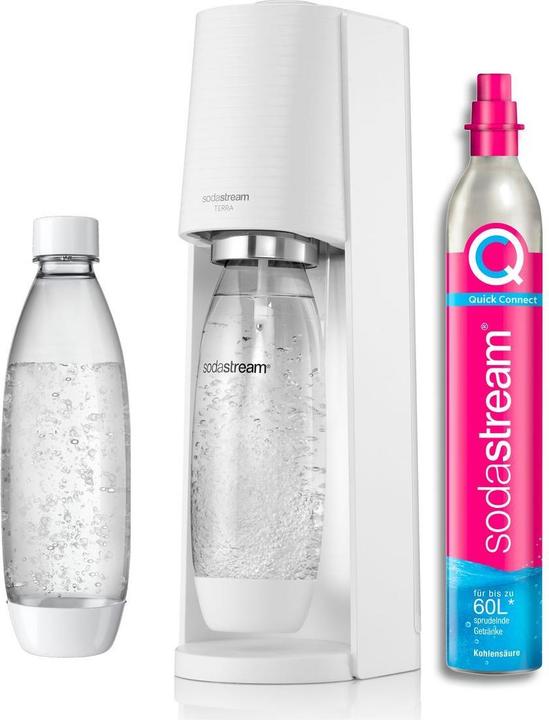 Image du produit SodaStream Soda Maker Terra Valuepack QC white incl 2 bottles (2270215)
