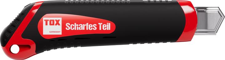 Produktbild Tox Cuttermesser rot "Scharfes Teil" inkl. 3 Klingen (Cutter)