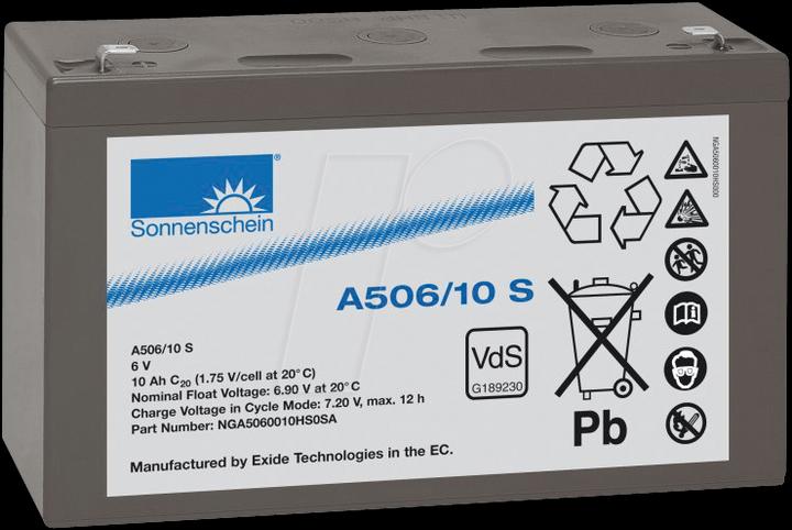 Produktbild Exide SONNENSCHEIN DF-A506/10 S (1 Stk., 10000 mAh, Akku)