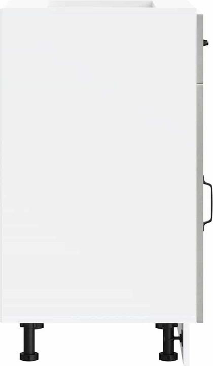 Actual product image VidaXL Kitchen base unit Kalmar Concrete grey Wood-based sink base unit (50 x 46 x 81.5 cm)