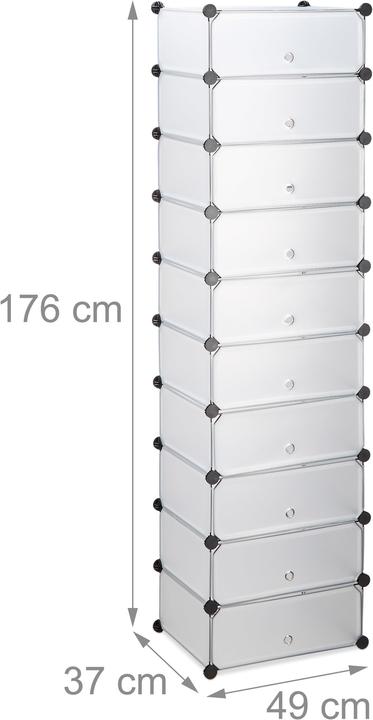 Productafbeelding Relaxdays Schoenenrek (49 x 37 x 176 cm)