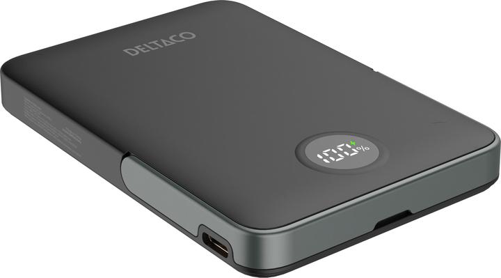 Actual product image Deltaco Power Bank - 5000 mAh Powerbank - Sort - 5000 mAh (5000 mAh, 20 W, 19250 Wh)
