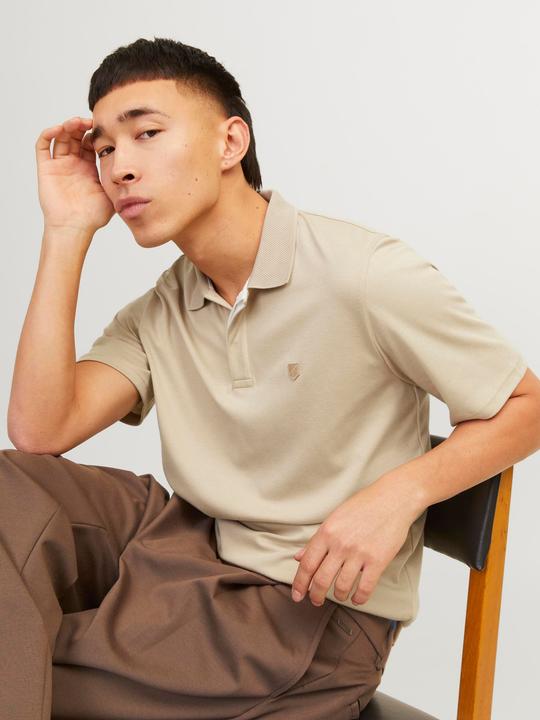 Actual product image Jack & Jones Single-coloured polo T-shirt T-shirt (XS)
