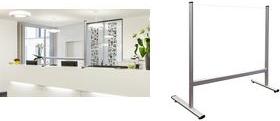 Image du produit Franken Bouclier de crachat transparent 100,0 x 65,0 cm (100 x 65 cm)