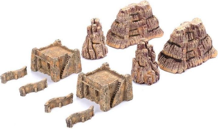 Produktbild GameMat Desert House Set - Pre-painted Resin Terrain