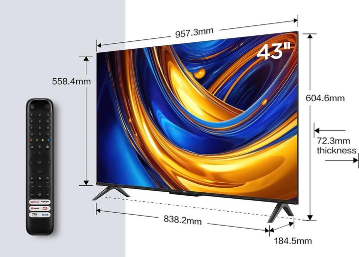 Image du produit TCL 43P655 (43", LED, 4K, 2024)