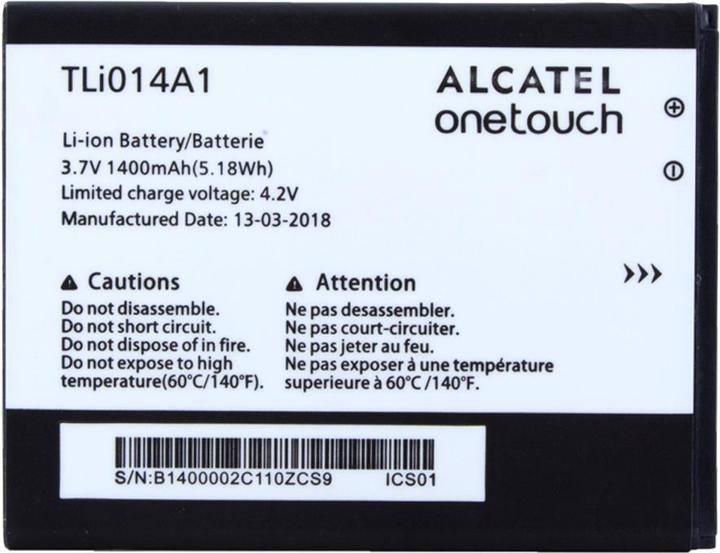 Actual product image Alcatel Original battery
