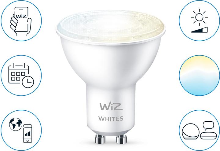 Immagine prodotto WiZ Bianco (GU10, 4.90 W, 345 lm, 1 x, F)