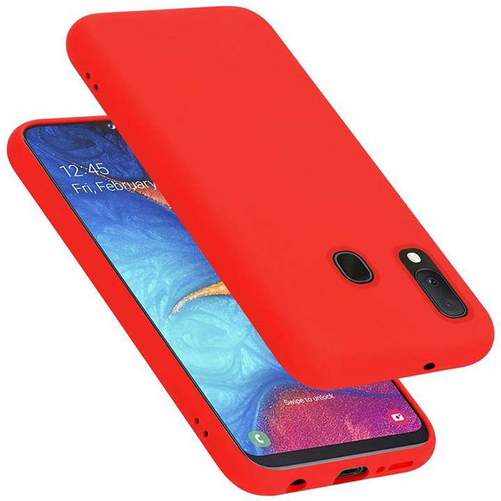 Actual product image Cadorabo TPU Liquid Silicone Case Cover (Samsung Galaxy A20e)