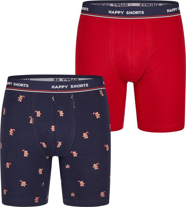 Immagine prodotto Happy shorts Boxer lunghi XMAS (M, Confezione da 2)