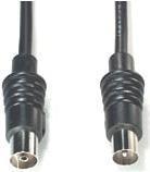 Image du produit E+P HFS 10 10m coaxial coaxial noir Câble coaxial (90 dB, Câble d'antenne)