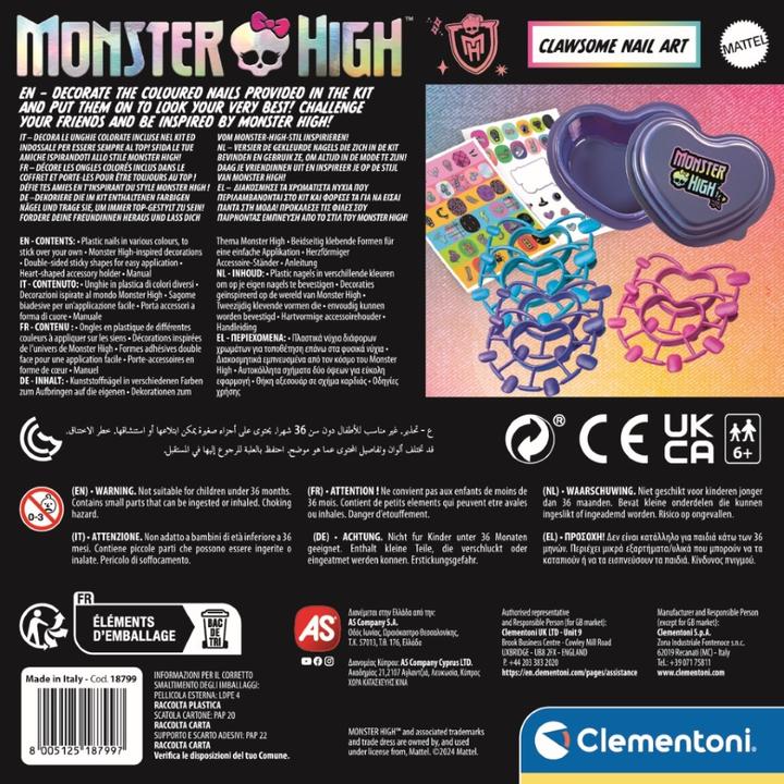Produktbild Clementoni Monster High - Dark Nail Art