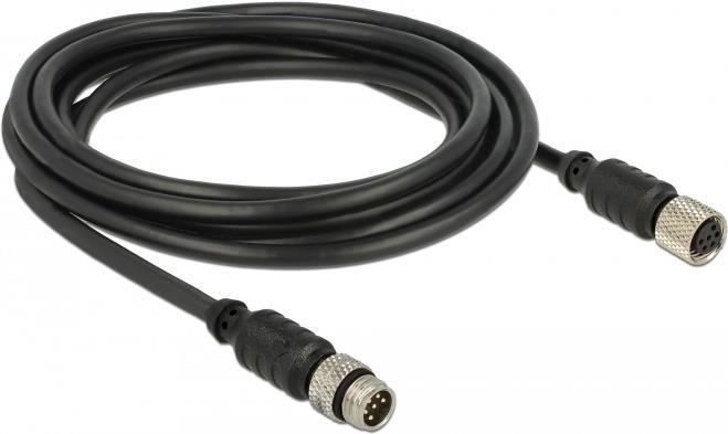 Actual product image Navilock GPS cable 6-pin M8 (M) to 6-pin M8 (W) (3 m)
