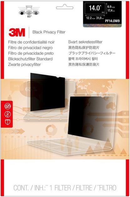 Actual product image 3M Pf140w9b (14", 16 : 9)