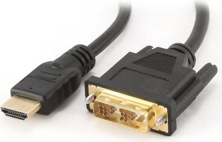 Actual product image Gembird Cablexpert CC-HDMI-DVI-0.5M (0.50 m, HDMI, DVI)