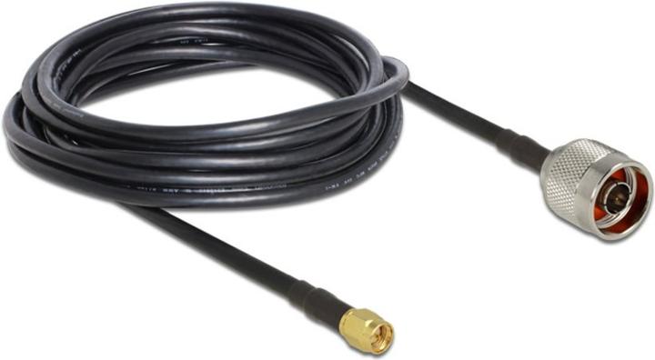 Actual product image Delock HF N connector > SMA connector RG58 5 m Delo (0.98 dB, Antenna cable)