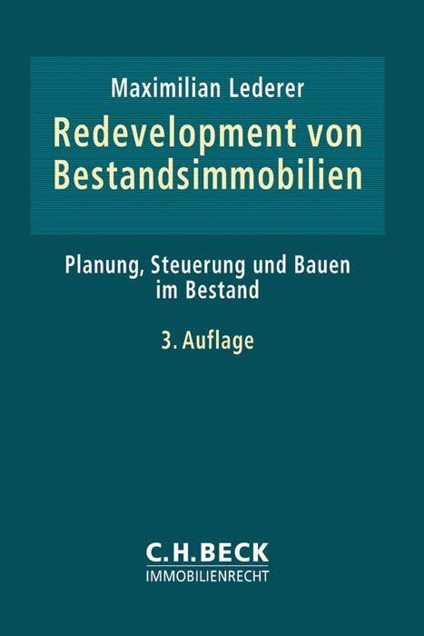 Image du produit Redevelopment von Bestandsimmobilien (Allemand, M.-Maximilian Lederer, 2016)