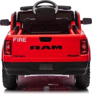 Actual product image Es-toys Kinderfahrzeug – Elektro Auto „Feuerwehr Dodge RAM“ 4 Motoren- 2,4Ghz Fernsteuerung, MP3 + Sir