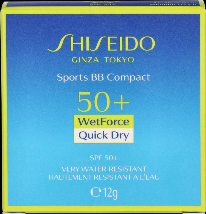 Actual product image Shiseido Sports BB Compact SPF50+ (Sports BB Compact Medium Dark)