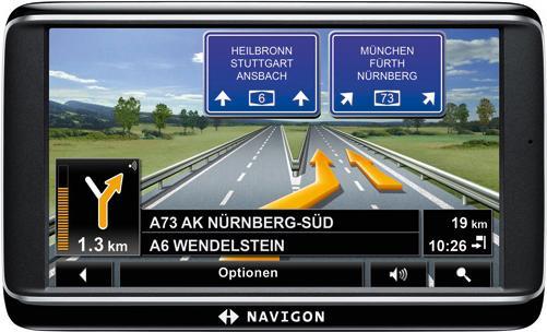 Produktbild Navigon 70 Plus Live, TMC, Europakarten