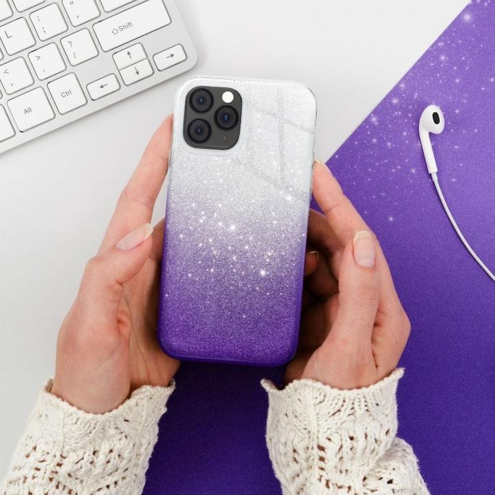 Produktbild Partner Telecom Back panel cover OEM SHINING Case for IPHONE 7 Plus / 8 Plus transparent violet (Apple iPhone 7 Plus)