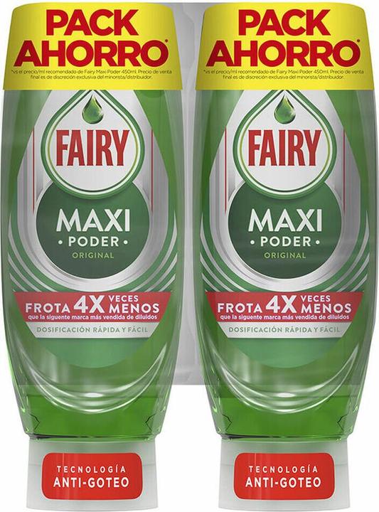 Fairy Maxi Power Concentrated Dishwasher Set - 2 X 450 Ml