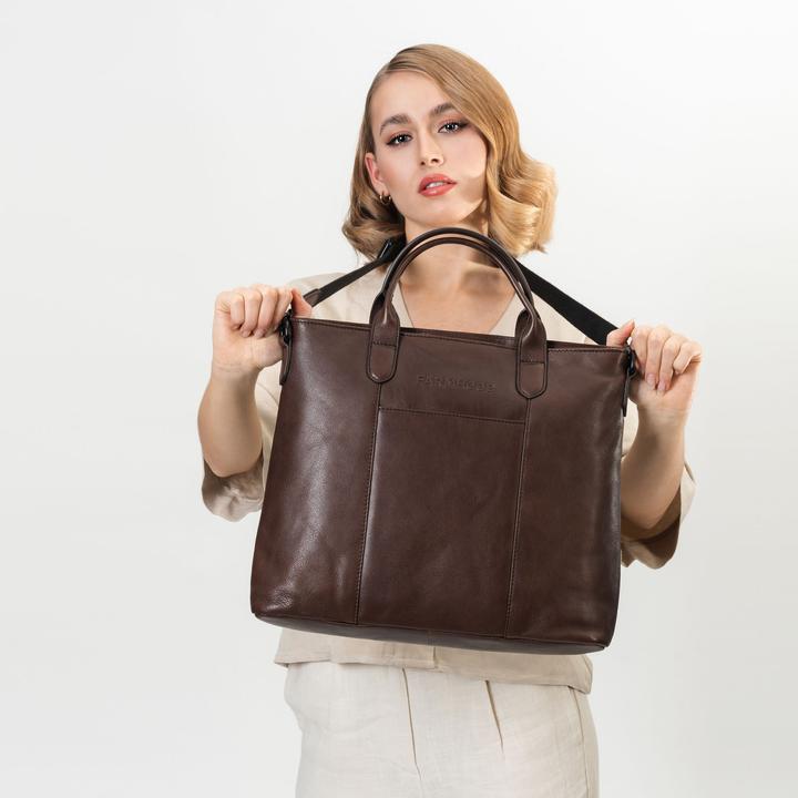 Image du produit Farmhood Memphis Sac à main en cuir 37 cm Compartiment pour ordinateur portable