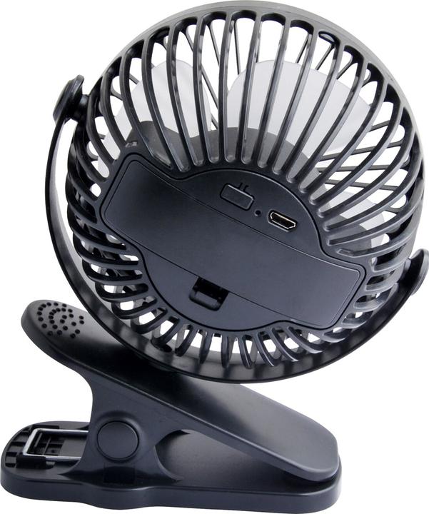 Produktbild Blow Tischventilator mit Clip 10 cm USB + Akku schwarz