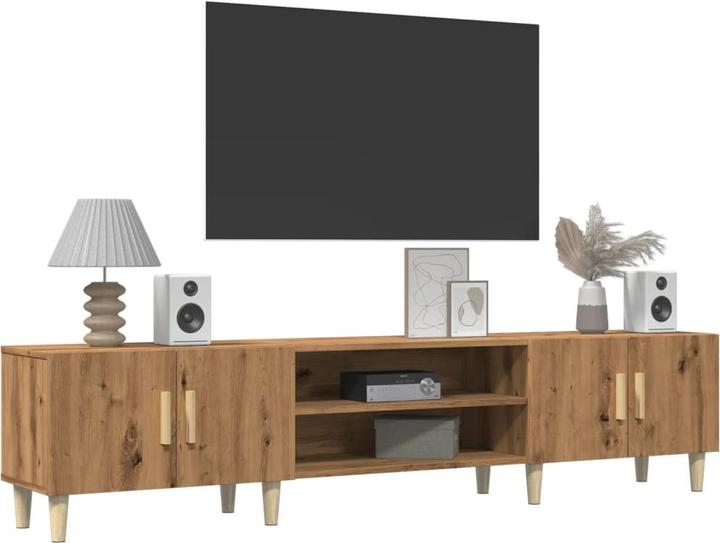 Actual product image VidaXL TV Schrank Tisch Lowboard Fernsehschrank Fernsehtisch Artisan-Eiche (180 x 31.5 x 40 cm)