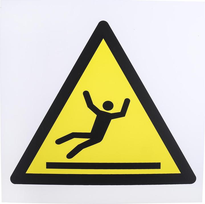Produktbild Rs Pro Gefahren-Warnschild Kunststoff, Nasser Boden Beschriftung, 200 mm x 200mm