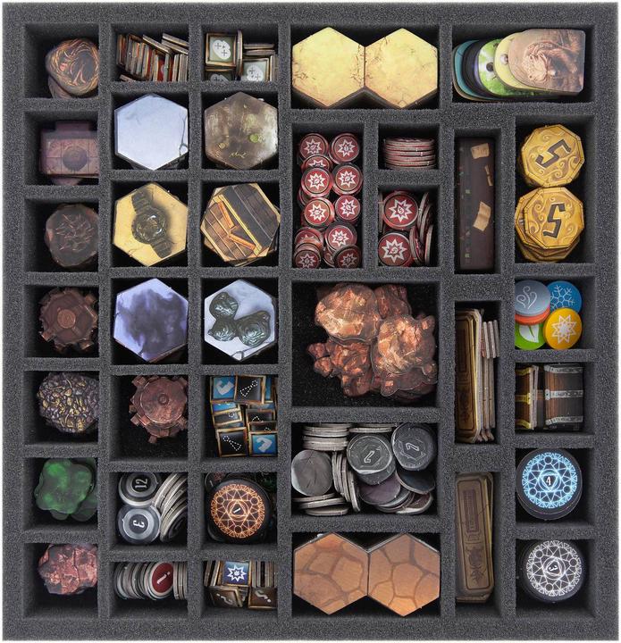 Actual product image Feldherr FH58215 - Foam Tray Set for Gloomhaven, Board Game Box (Foam material)