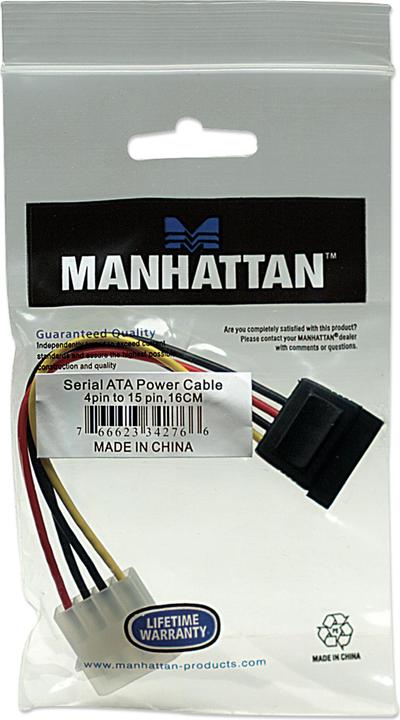 Actual product image Goobay Serial-ATA Power Adapter