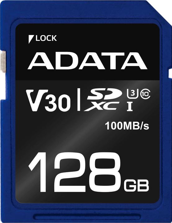 Adata Premier Pro - Flash memory card - 128 GB (128 GB, SDXC, U3, UHS-I)