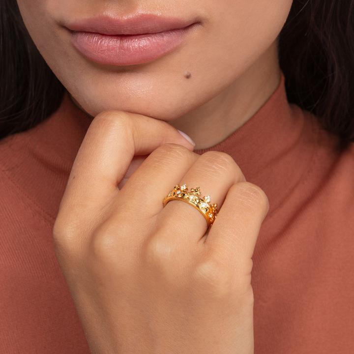 Produktbild Thomas Sabo Ring Krone gold (54, 925 Silber)