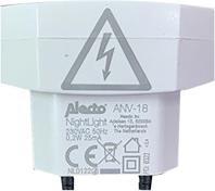 Actual product image Alecto LED night light
