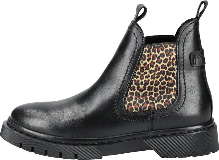 Actual product image Tamaris Discover the trendy ankle boot with leo insert made from a high-quality leather and textile mix (37)